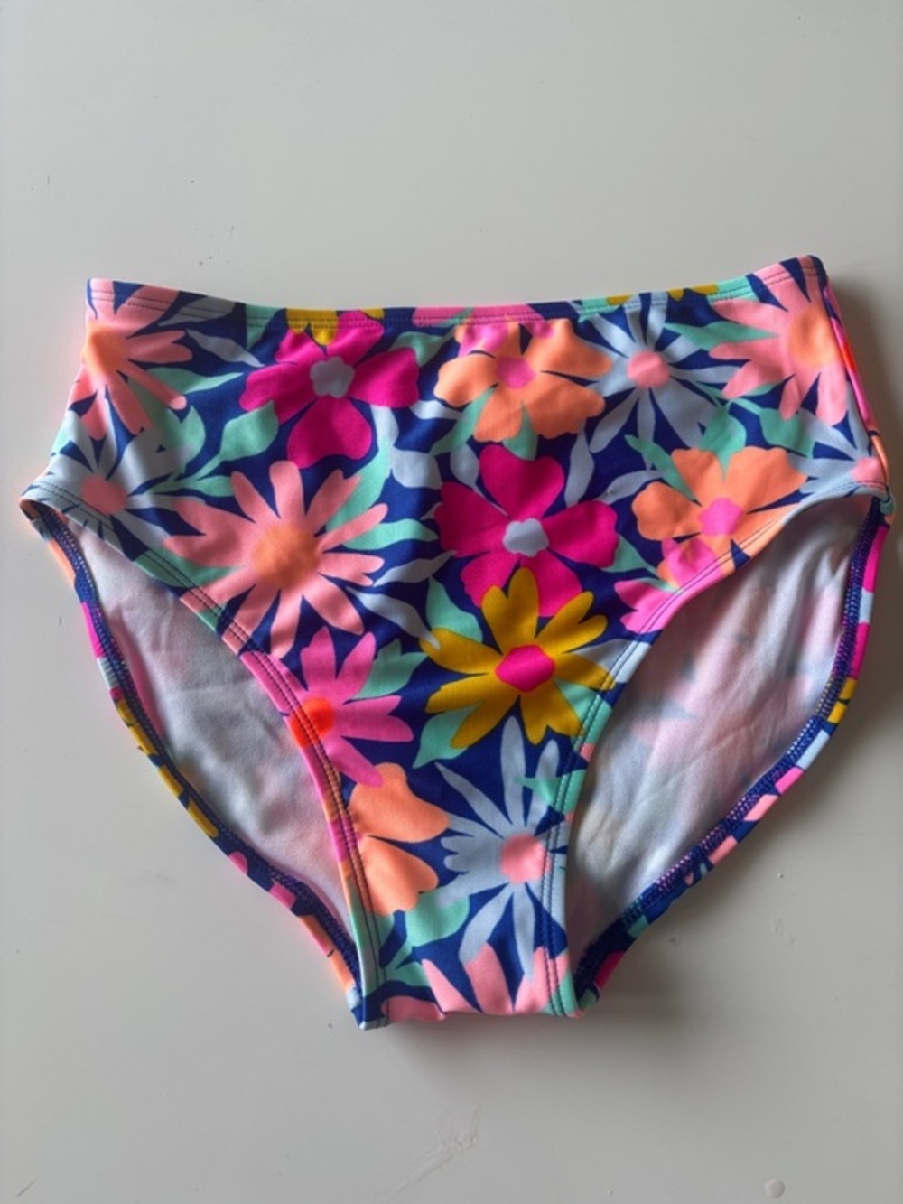 Cat & Jack Floral Swim Bottoms in Navy, Pink, Yellow, Peach